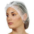 Cofia Desechable Plisada Blanca