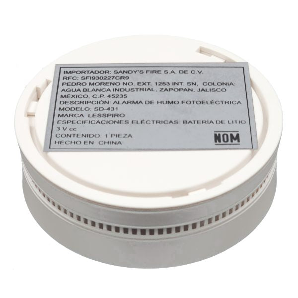 Detector de humo Lesspiro SD431