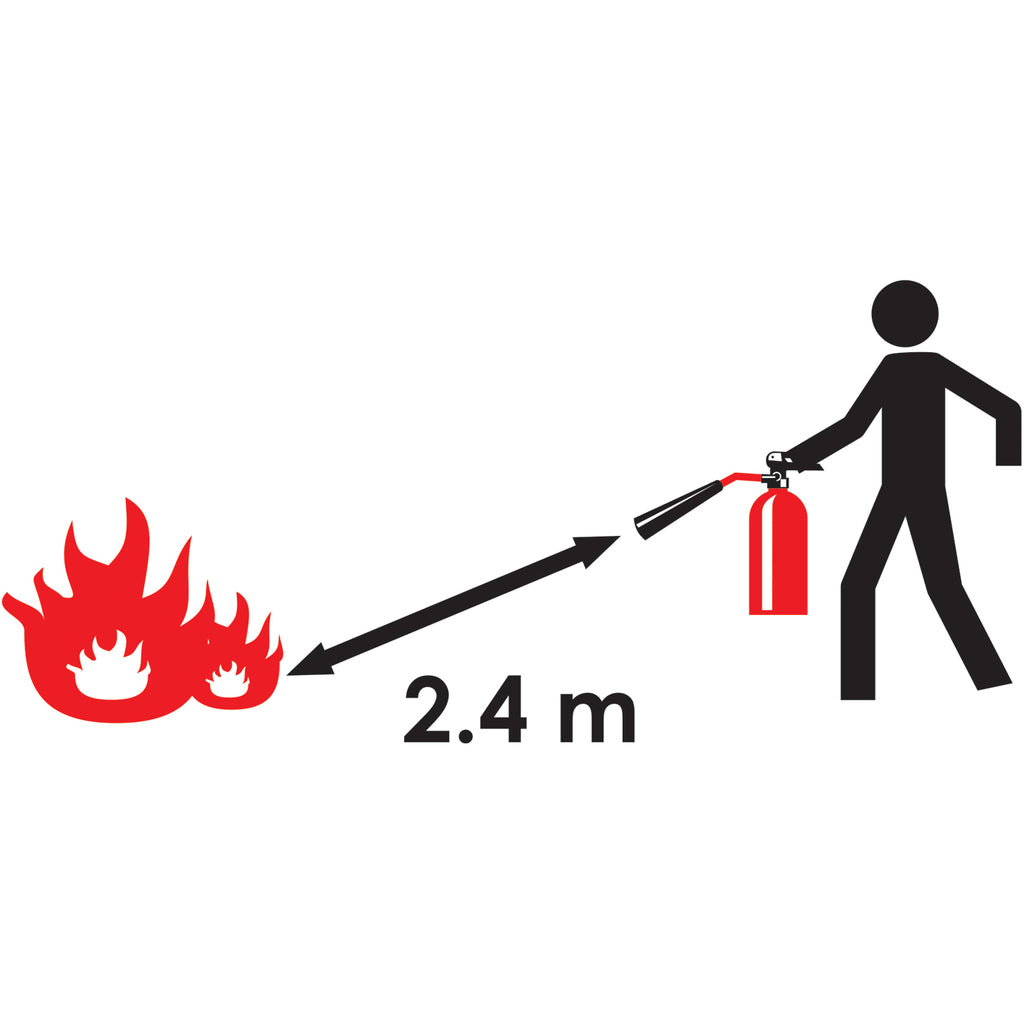 Extintor de CO₂ de 10 lb