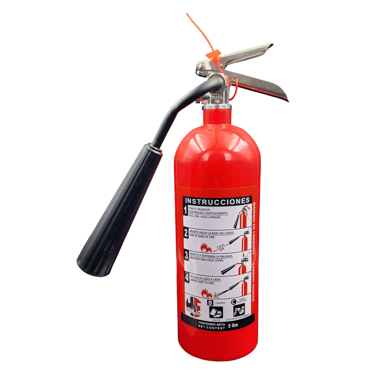 Extintor de CO₂ de 5 lb