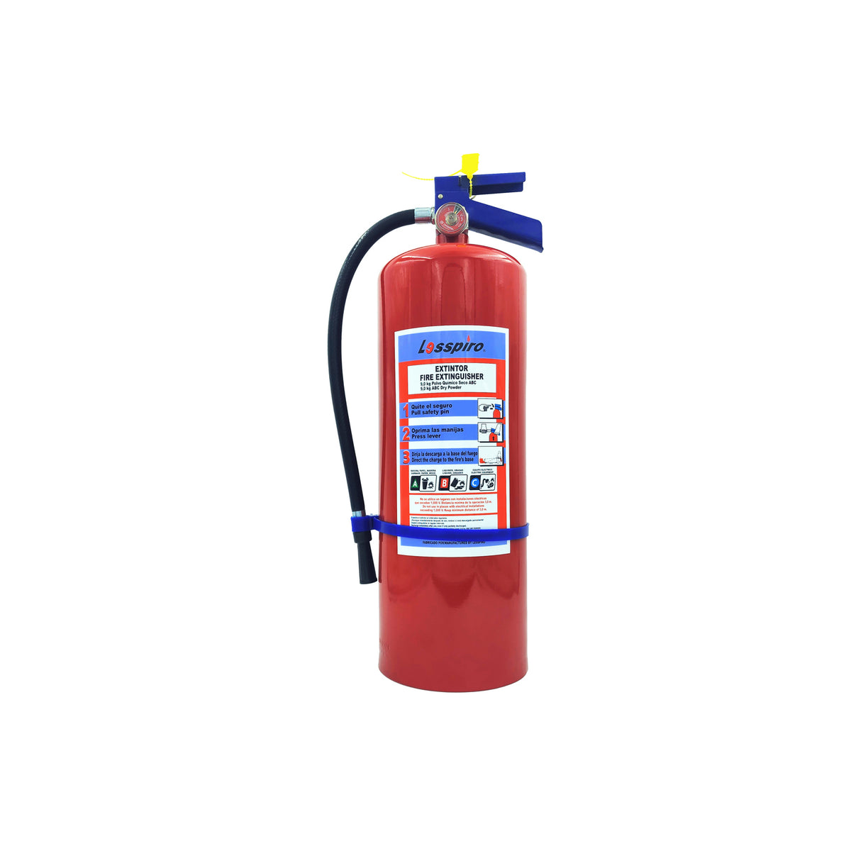 Extintor PQS ABC de 9 kg