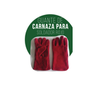 Guante Carnaza P/Soldador Rojo Pura Carnzada