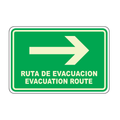Ruta Evacuacion Derecha