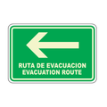 Ruta Evacuacion Izquierda